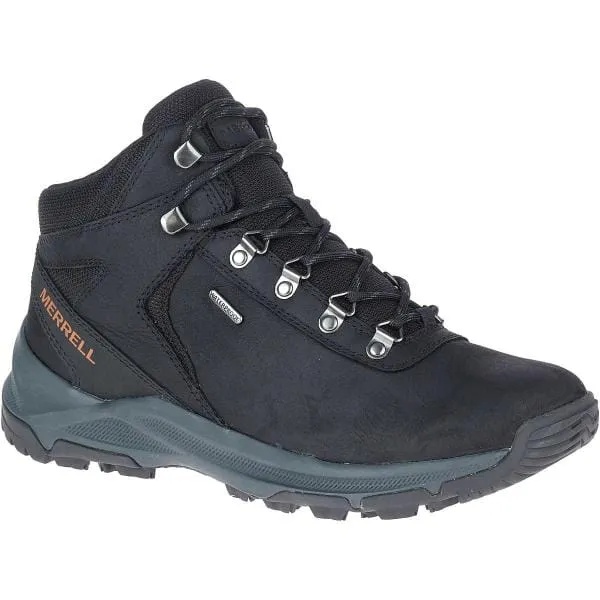 נעלי טיולים ושטח לגברים Merrell ERIE MID LTR WP/BLACK J500151