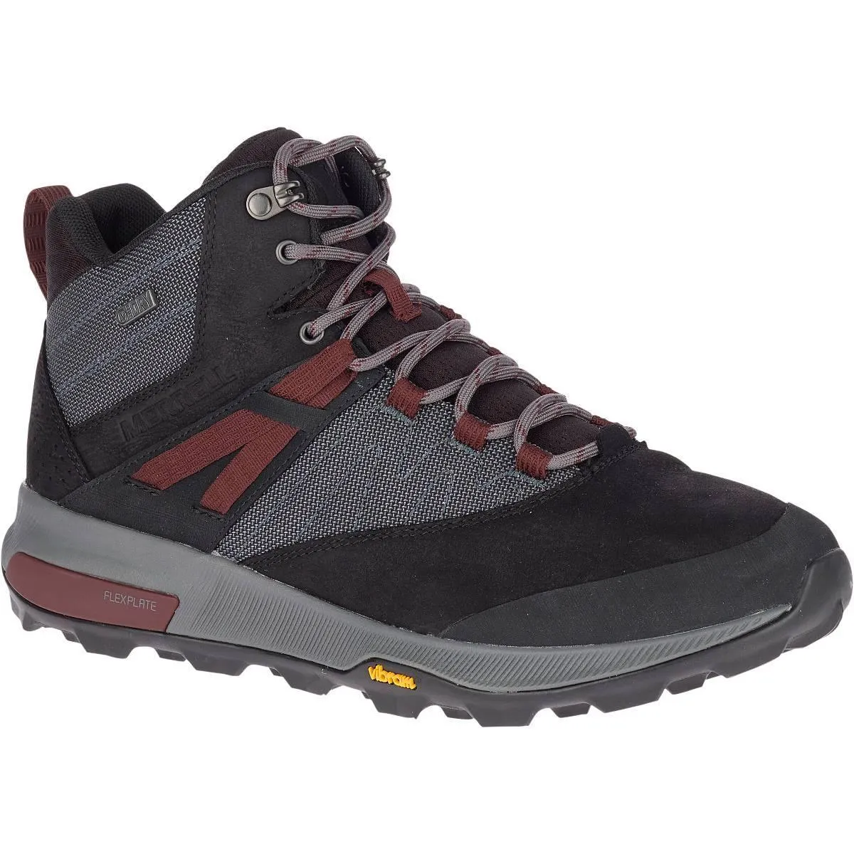 נעלי טיולים מירל לגברים Merrell J16885 ZION MID WP Black