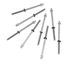12-24 Standard Tension Rods, 8-Pack