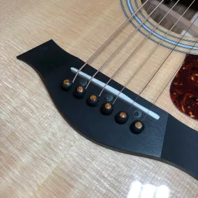 AAA Curly Hawaiian Koa Inlaid Ebony Bridge Pins