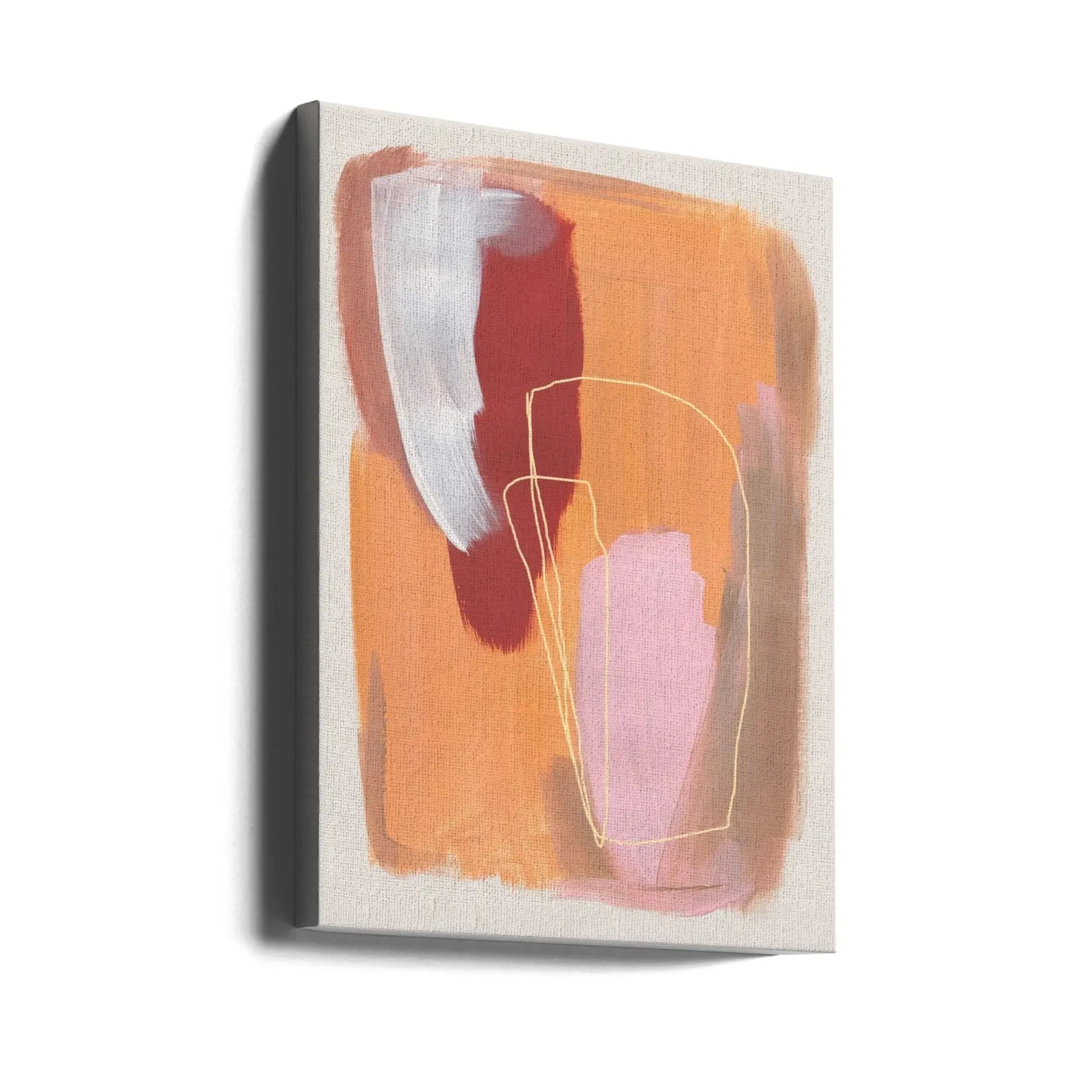Abstract Brush Strokes 125 - Stretched Canvas, Poster or Fine Art Print