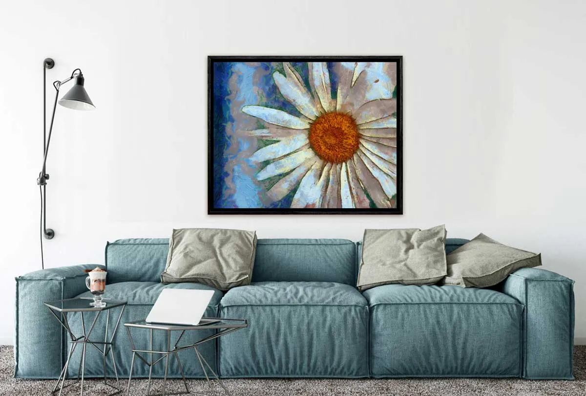 Abstract Daisy | Wall Art Print