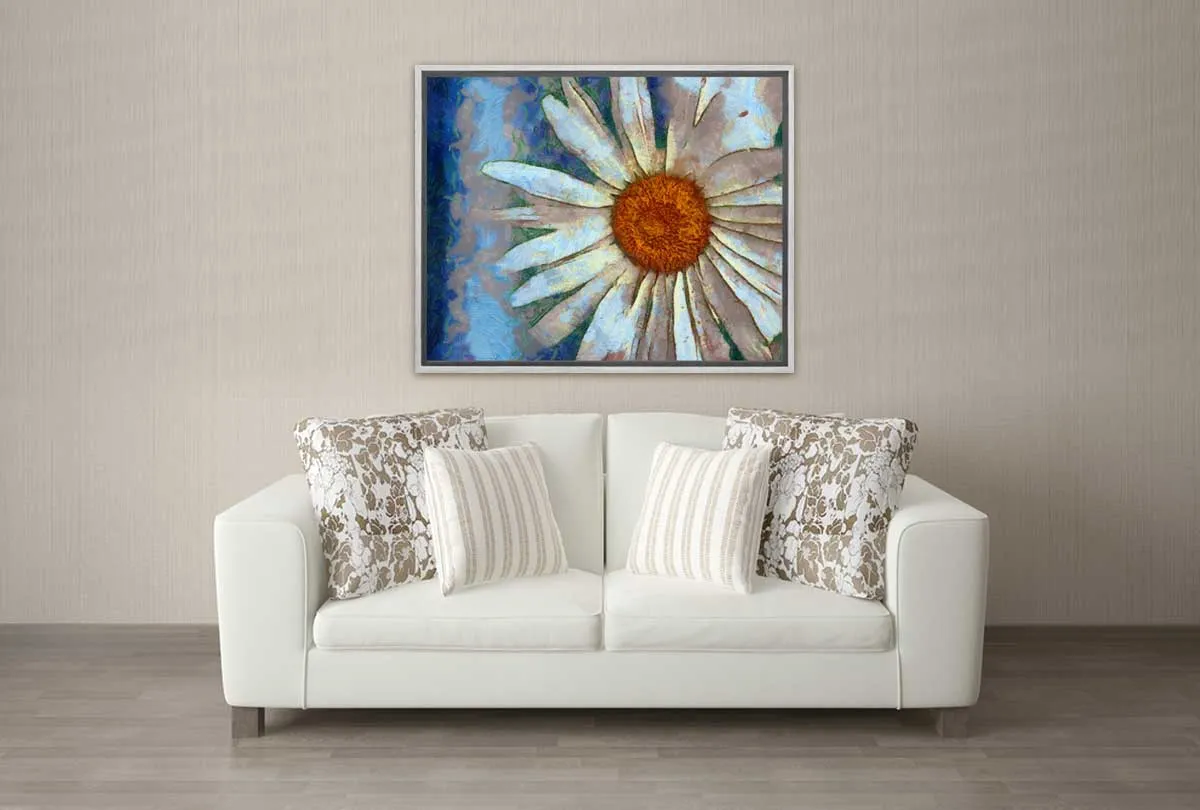Abstract Daisy | Wall Art Print