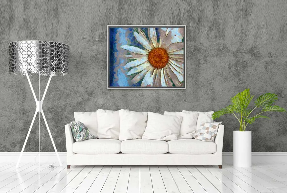 Abstract Daisy | Wall Art Print