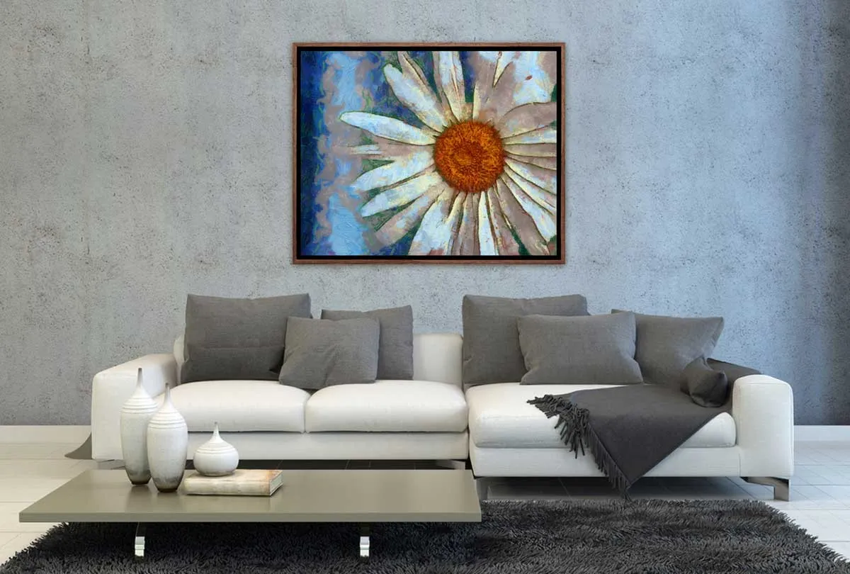 Abstract Daisy | Wall Art Print