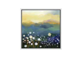 Abstract Dandelion Field | Canvas Wall Art Print