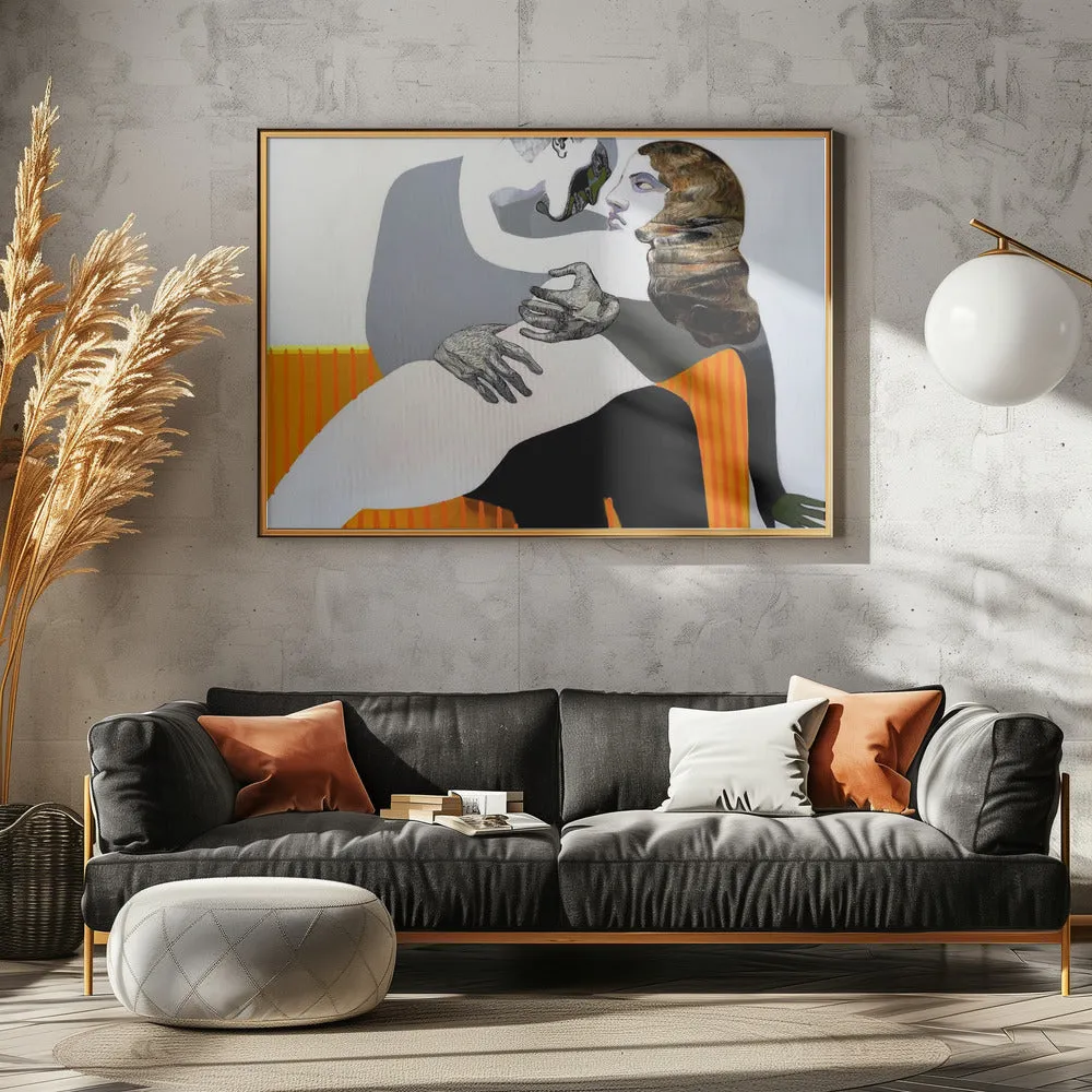 Afterkiss - Stretched Canvas, Poster or Fine Art Print