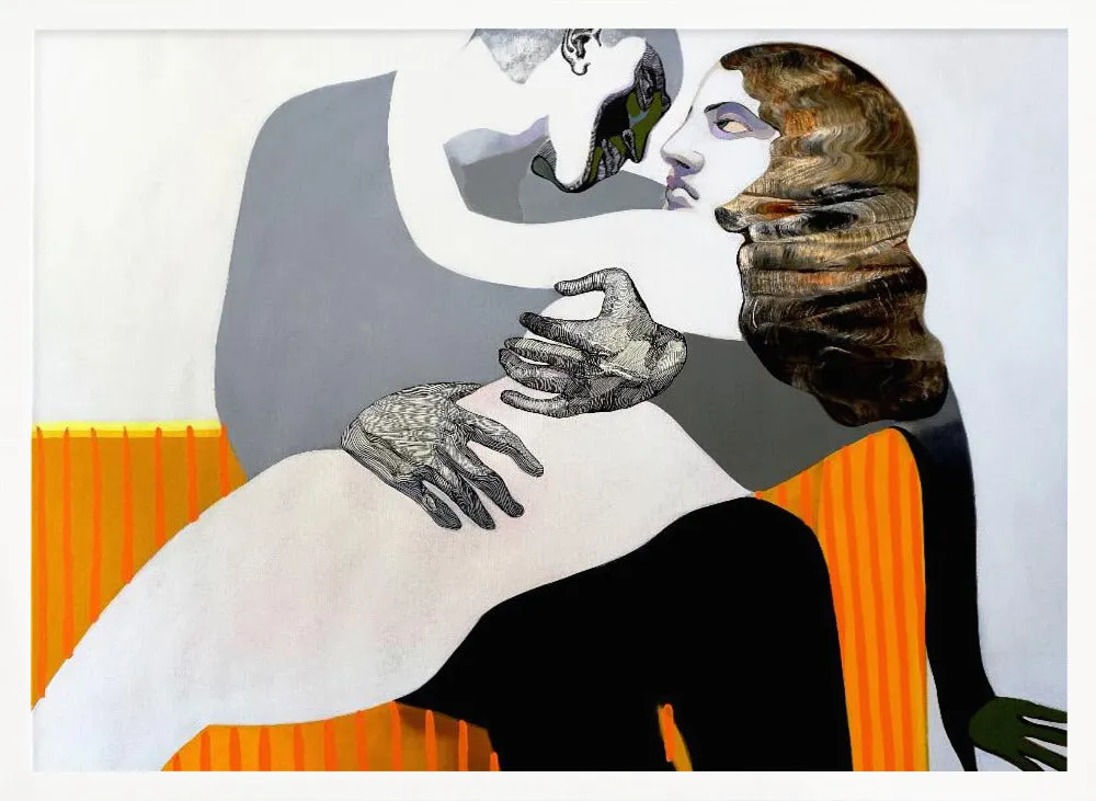 Afterkiss - Stretched Canvas, Poster or Fine Art Print