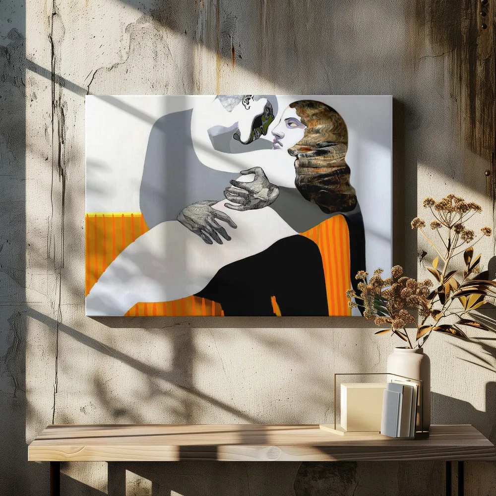 Afterkiss - Stretched Canvas, Poster or Fine Art Print