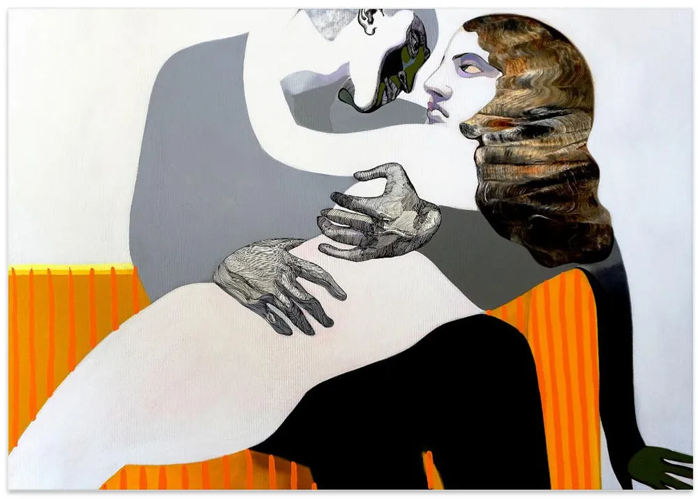 Afterkiss - Stretched Canvas, Poster or Fine Art Print