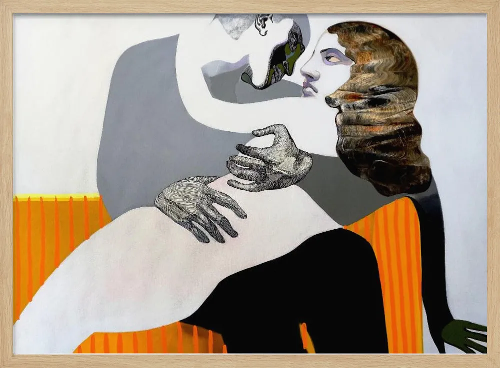 Afterkiss - Stretched Canvas, Poster or Fine Art Print