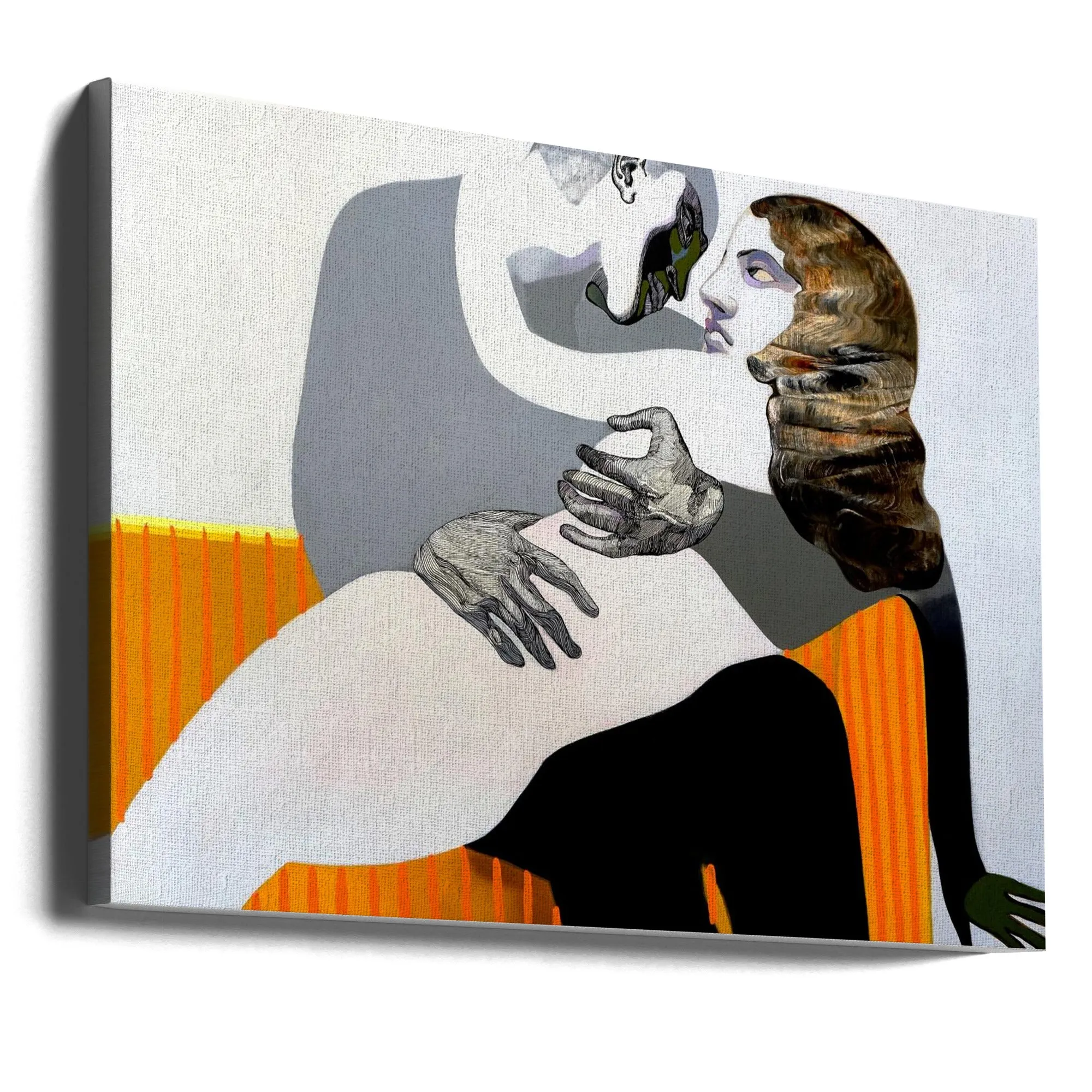 Afterkiss - Stretched Canvas, Poster or Fine Art Print