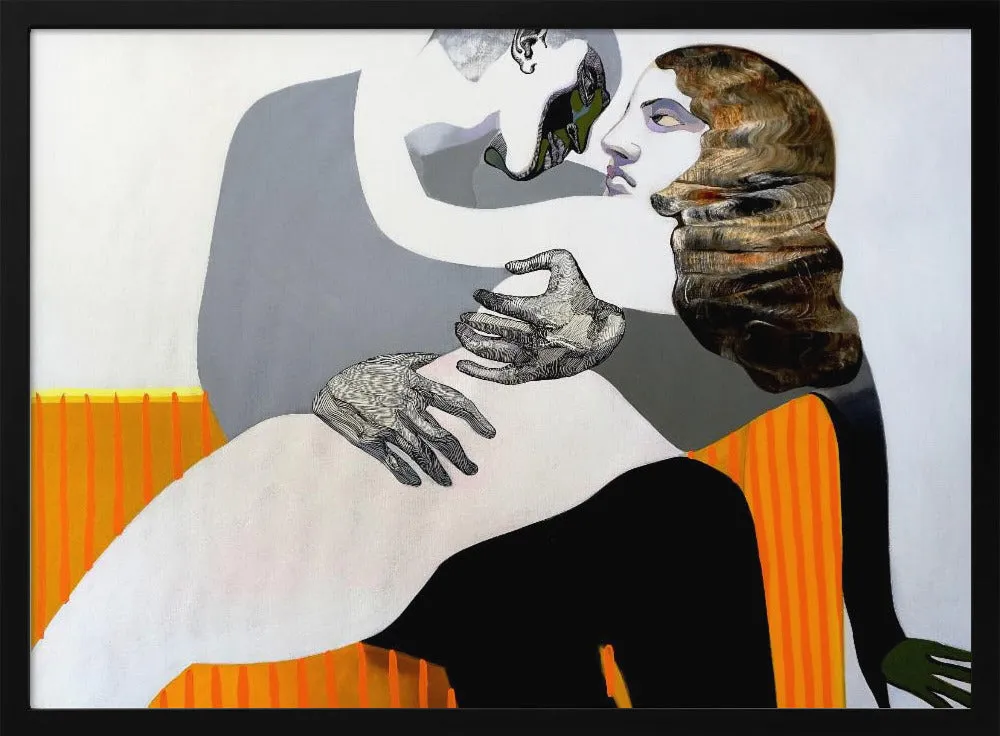 Afterkiss - Stretched Canvas, Poster or Fine Art Print