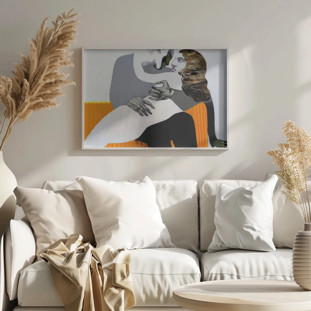 Afterkiss - Stretched Canvas, Poster or Fine Art Print