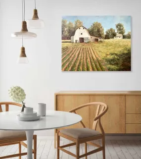 Afternoon Barn Canvas Wall Art
