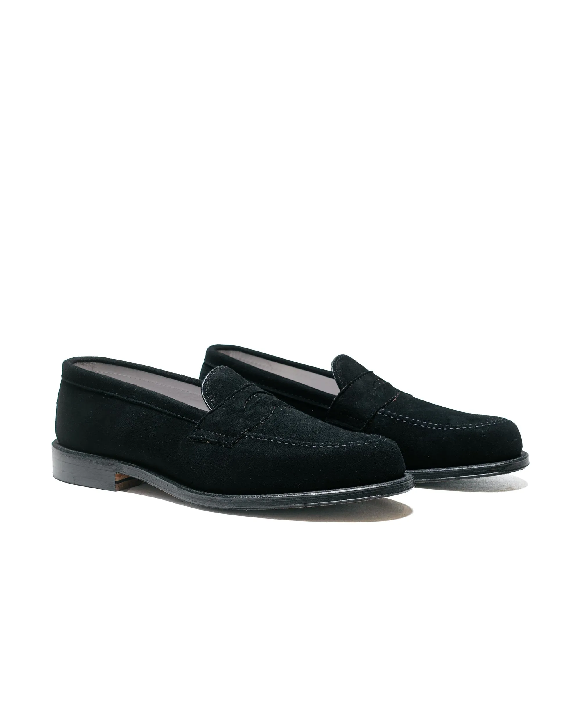 Alden Penny Loafer Black Suede 5737F 'The Little Nicky'