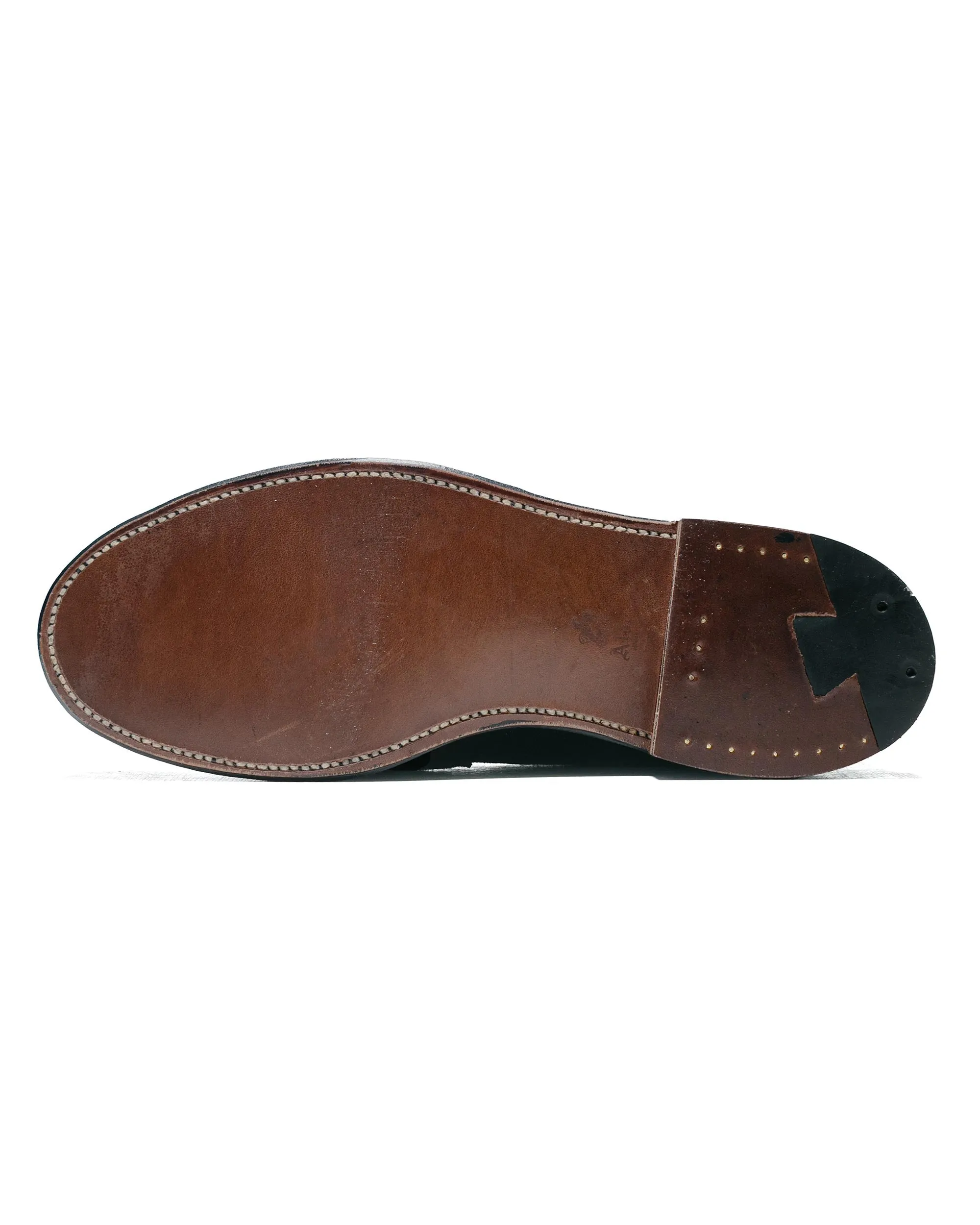 Alden Penny Loafer Black Suede 5737F 'The Little Nicky'