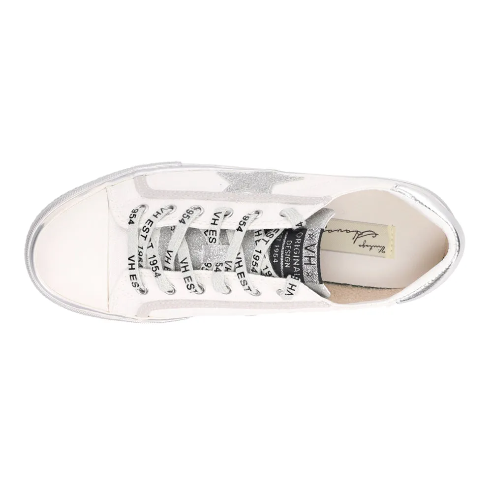 Alive 7 Metallic Glitter Lace Up Sneakers