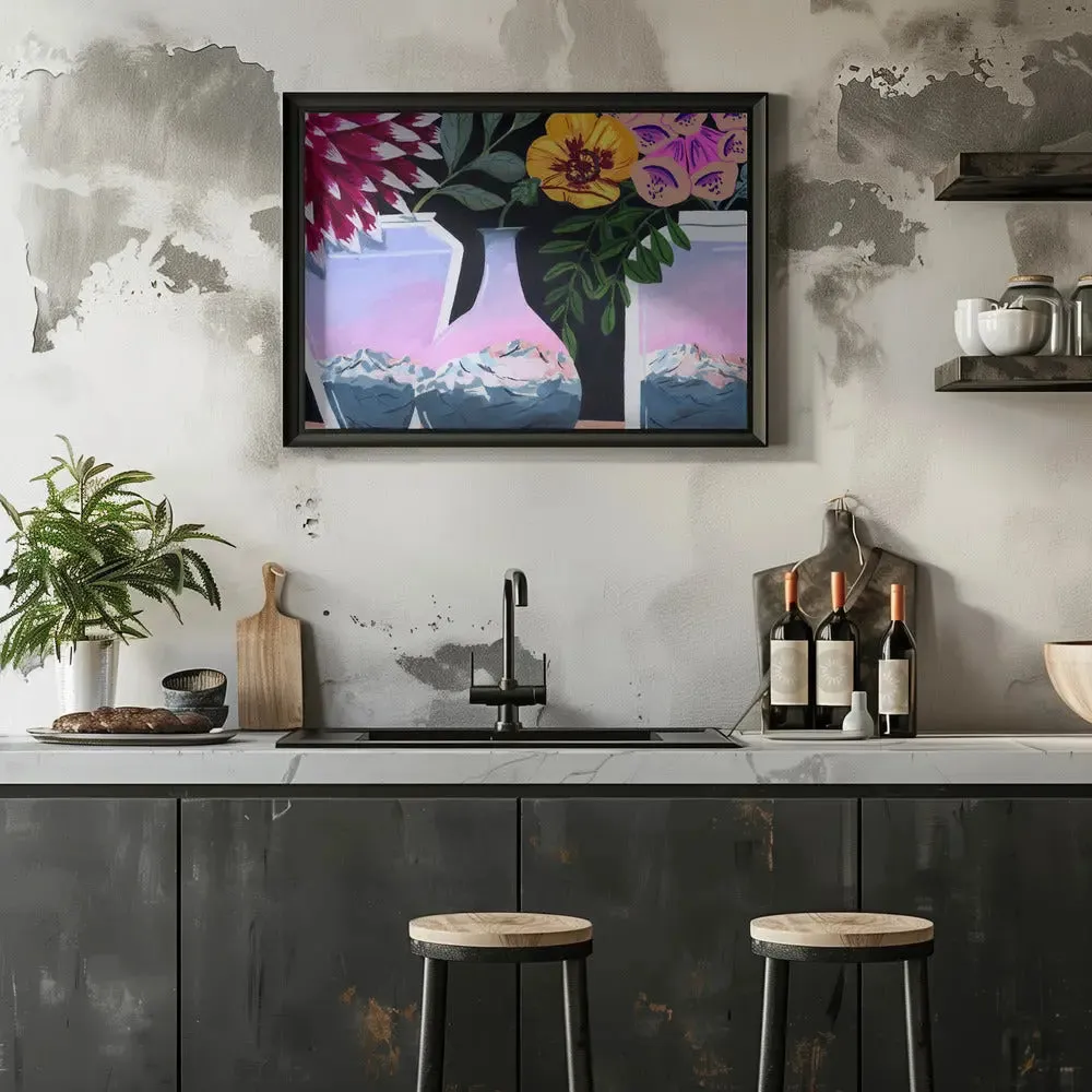 Alpenglow By Sarah Gesek- Stretched Canvas, Poster or Fine Art Print