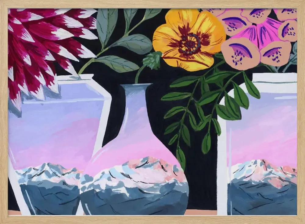 Alpenglow By Sarah Gesek- Stretched Canvas, Poster or Fine Art Print