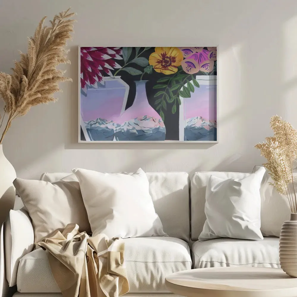 Alpenglow By Sarah Gesek- Stretched Canvas, Poster or Fine Art Print