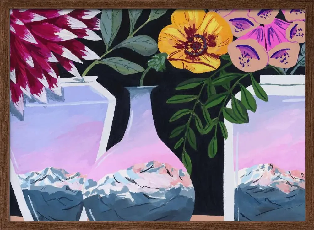 Alpenglow By Sarah Gesek- Stretched Canvas, Poster or Fine Art Print