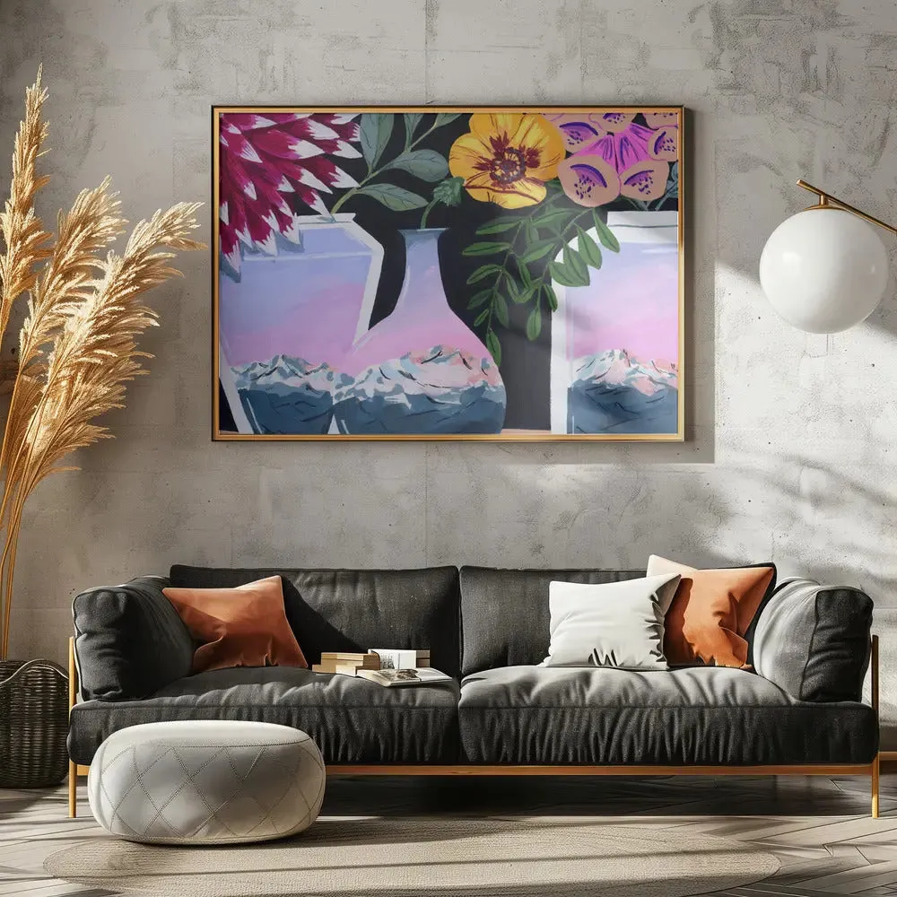 Alpenglow By Sarah Gesek- Stretched Canvas, Poster or Fine Art Print