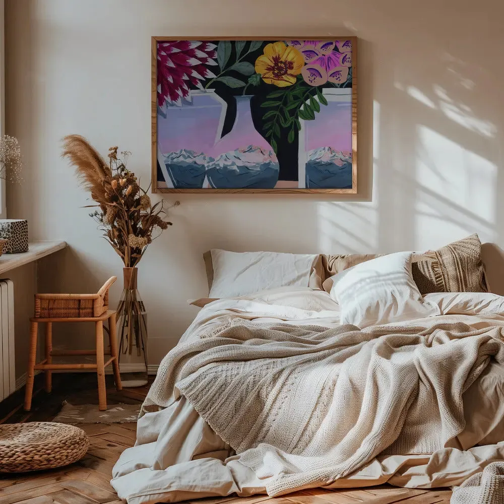 Alpenglow By Sarah Gesek- Stretched Canvas, Poster or Fine Art Print