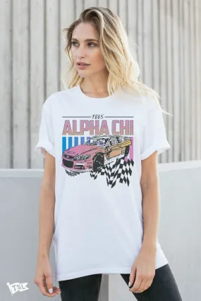 Alpha Chi Omega Racing Tee
