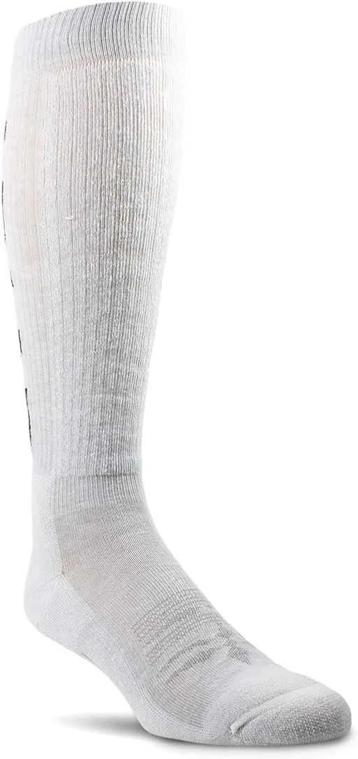 ARIAT Unisex Arch Support Mid Calf Wt Otc Western Boot Socks