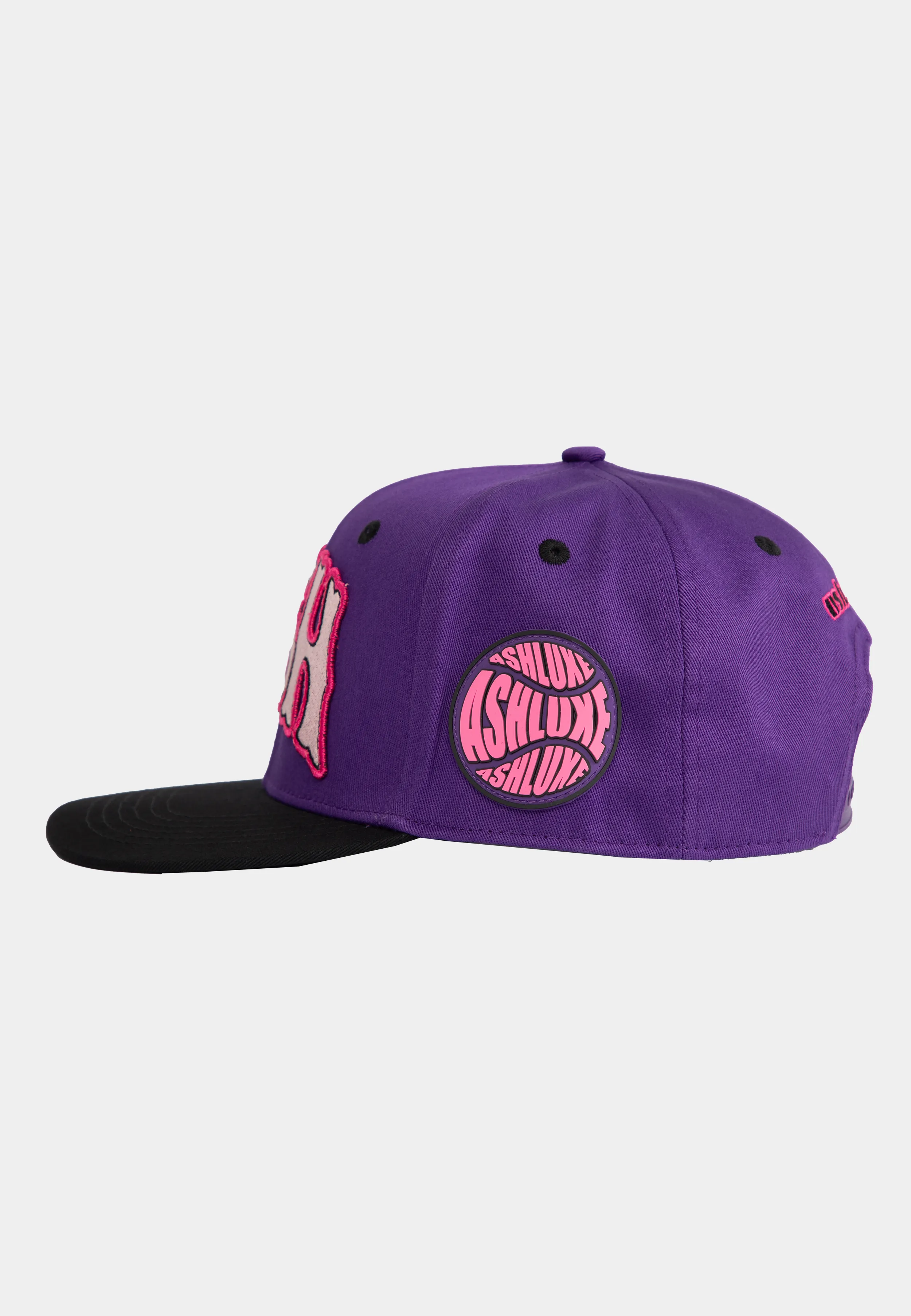 Ashluxe Crest Snapback Purple