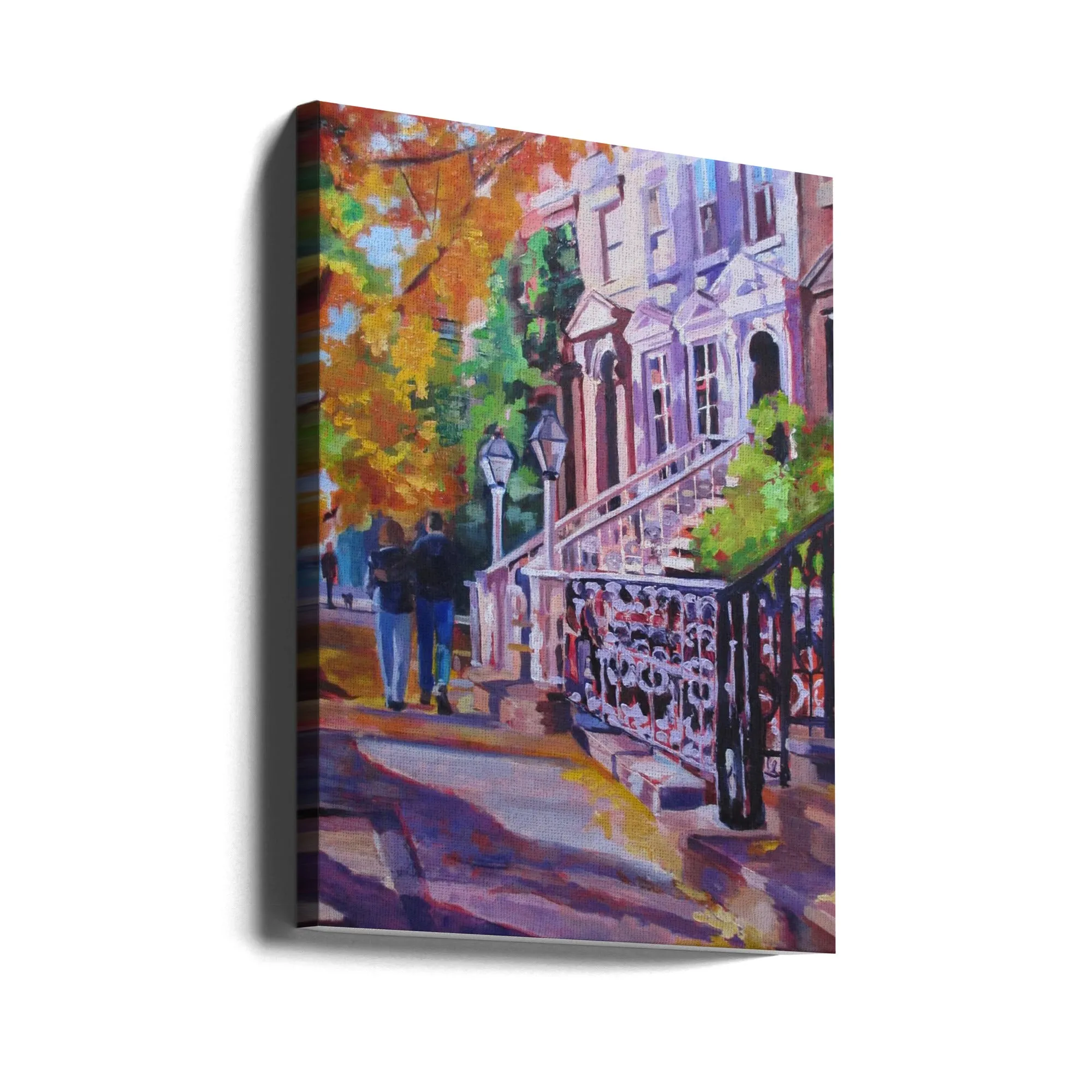 Autumn Stroll - Stretched Canvas, Poster or Fine Art Print