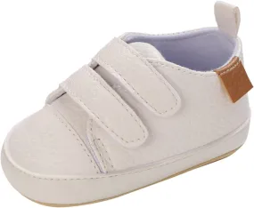 Baby Boys Girls First Walking Shoes Infant Non-Slip PU Leather Sneakers Toddler Newborn Loafers Flat𝘀 Shoes