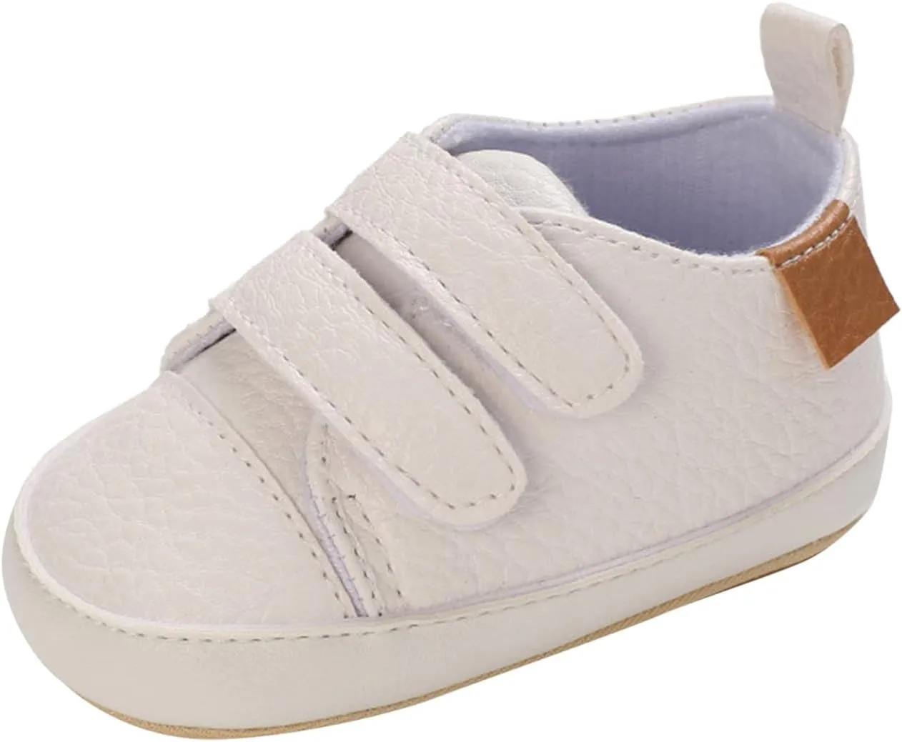 Baby Boys Girls First Walking Shoes Infant Non-Slip PU Leather Sneakers Toddler Newborn Loafers Flat𝘀 Shoes