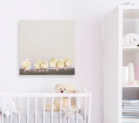 Baby Chicks Canvas Wall Art