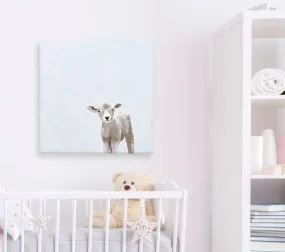 Baby Sheep Canvas Wall Art