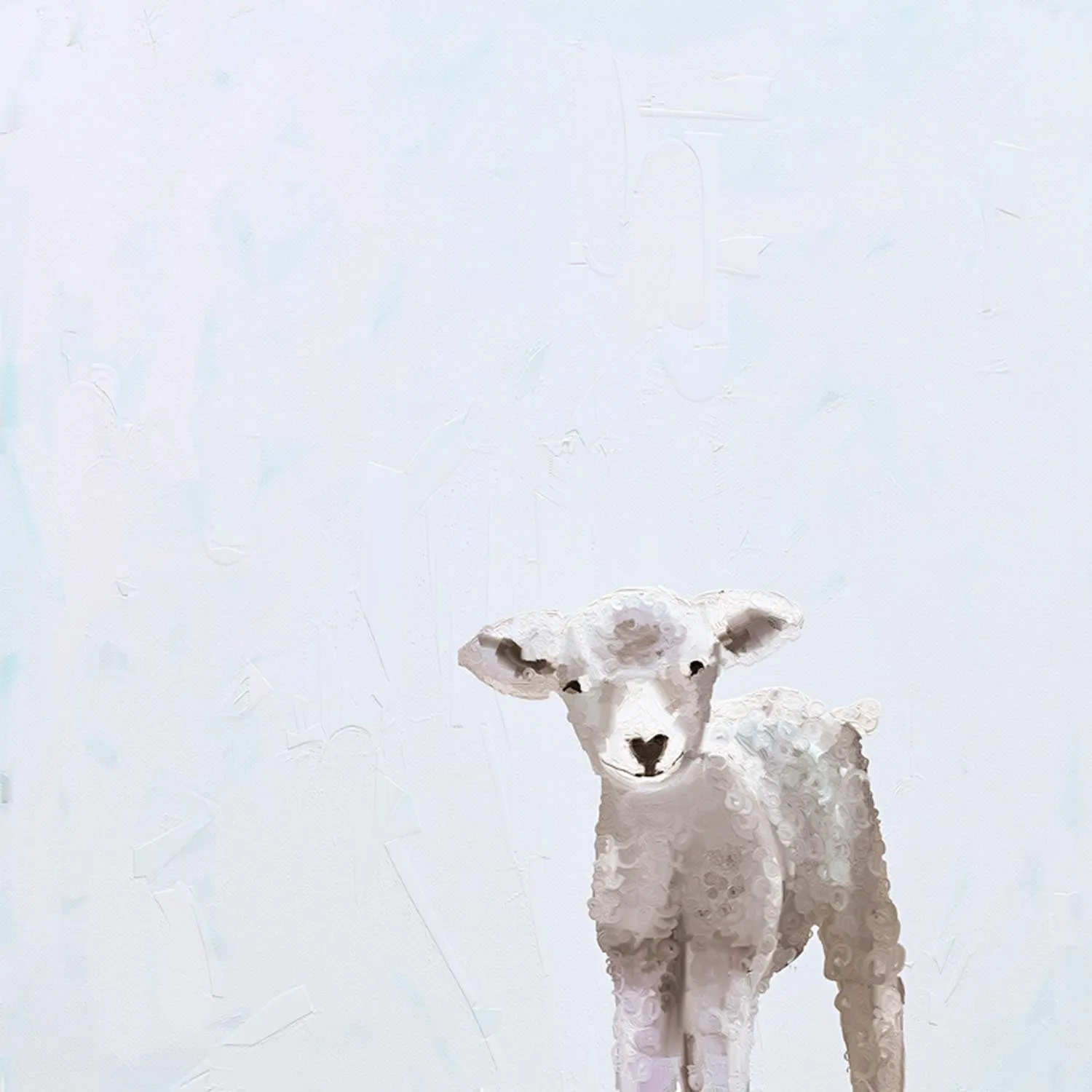 Baby Sheep Canvas Wall Art