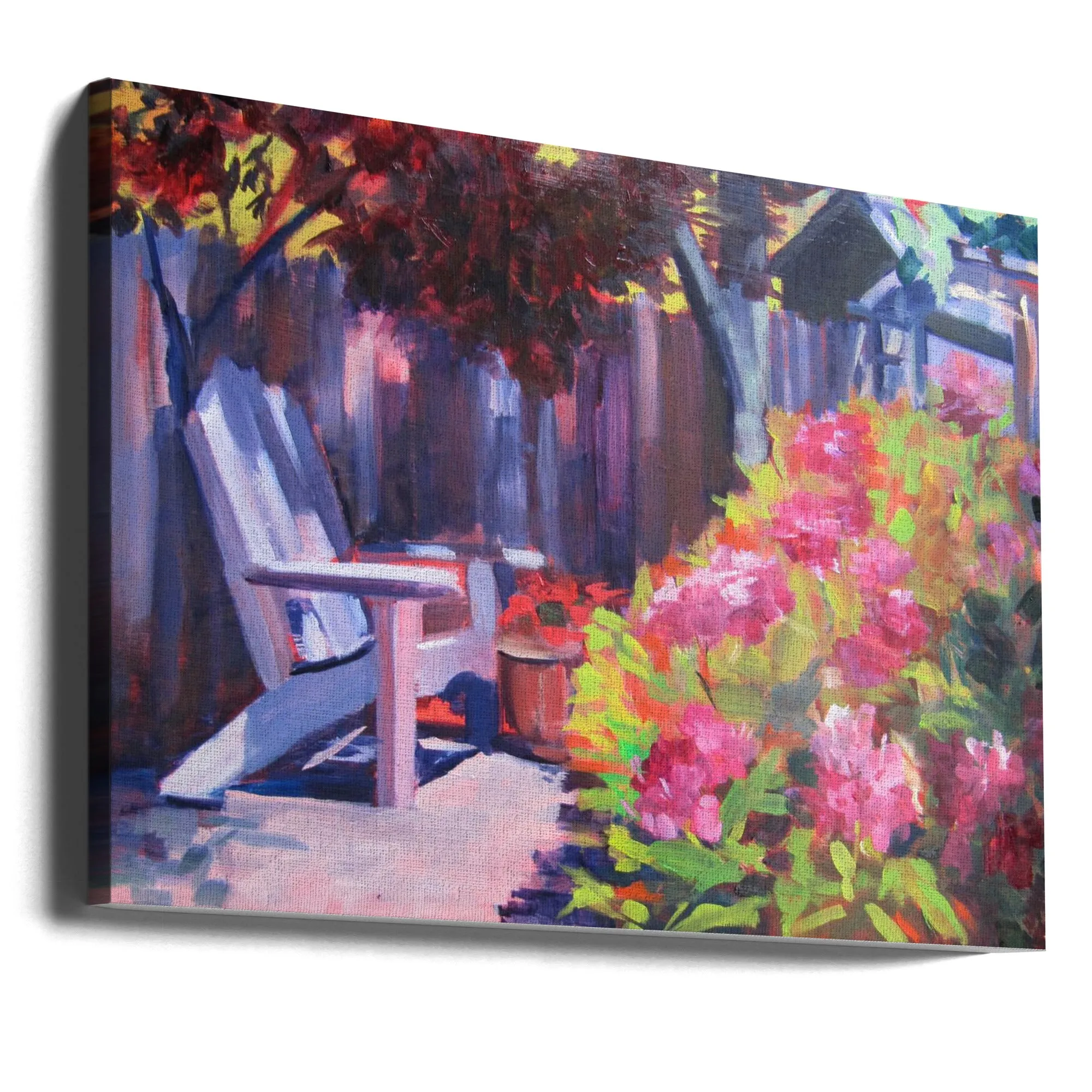 Backyard - Stretched Canvas, Poster or Fine Art Print