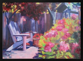 Backyard - Stretched Canvas, Poster or Fine Art Print