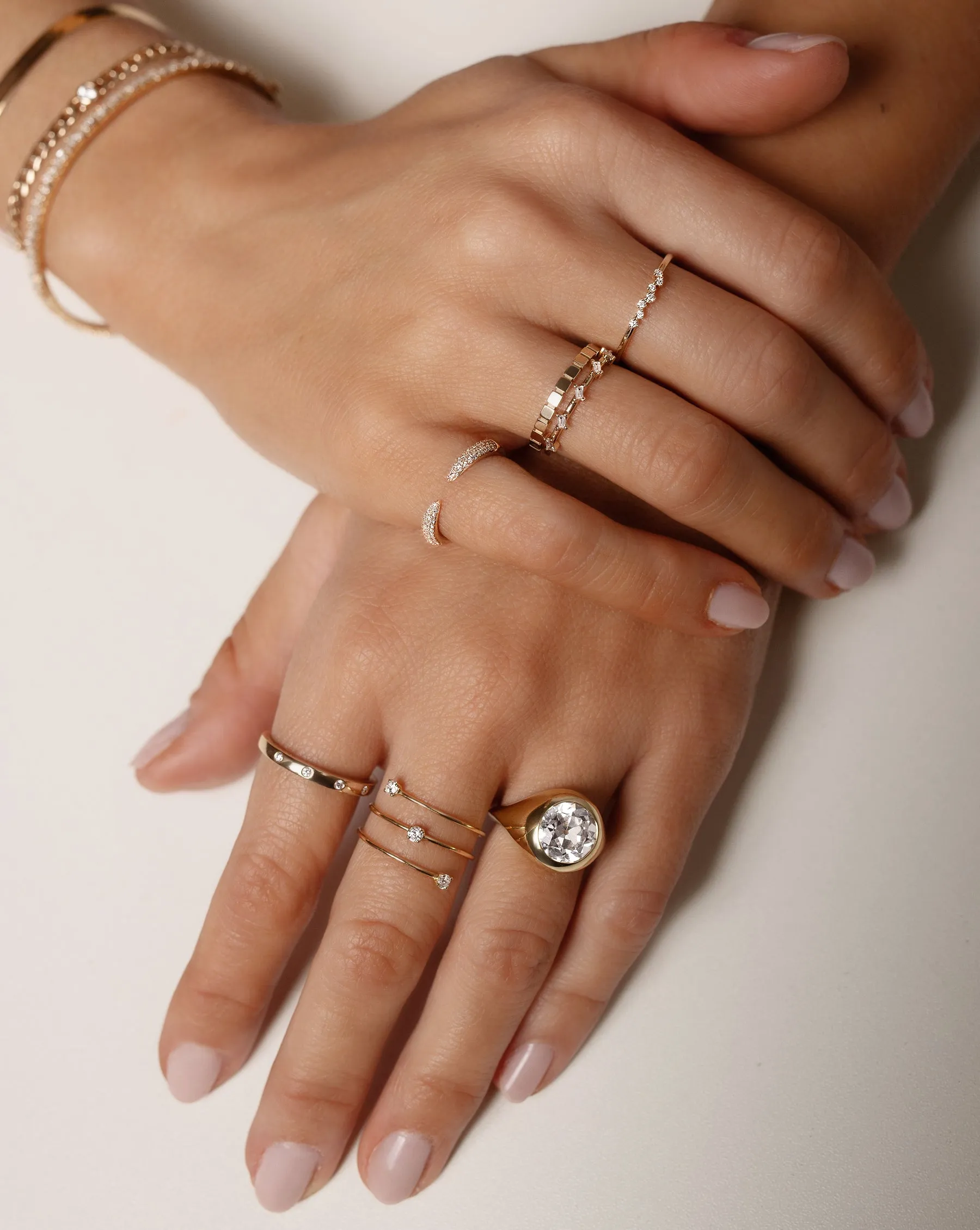 Baguette Distance Ring