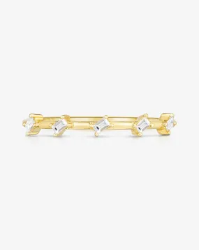 Baguette Distance Ring