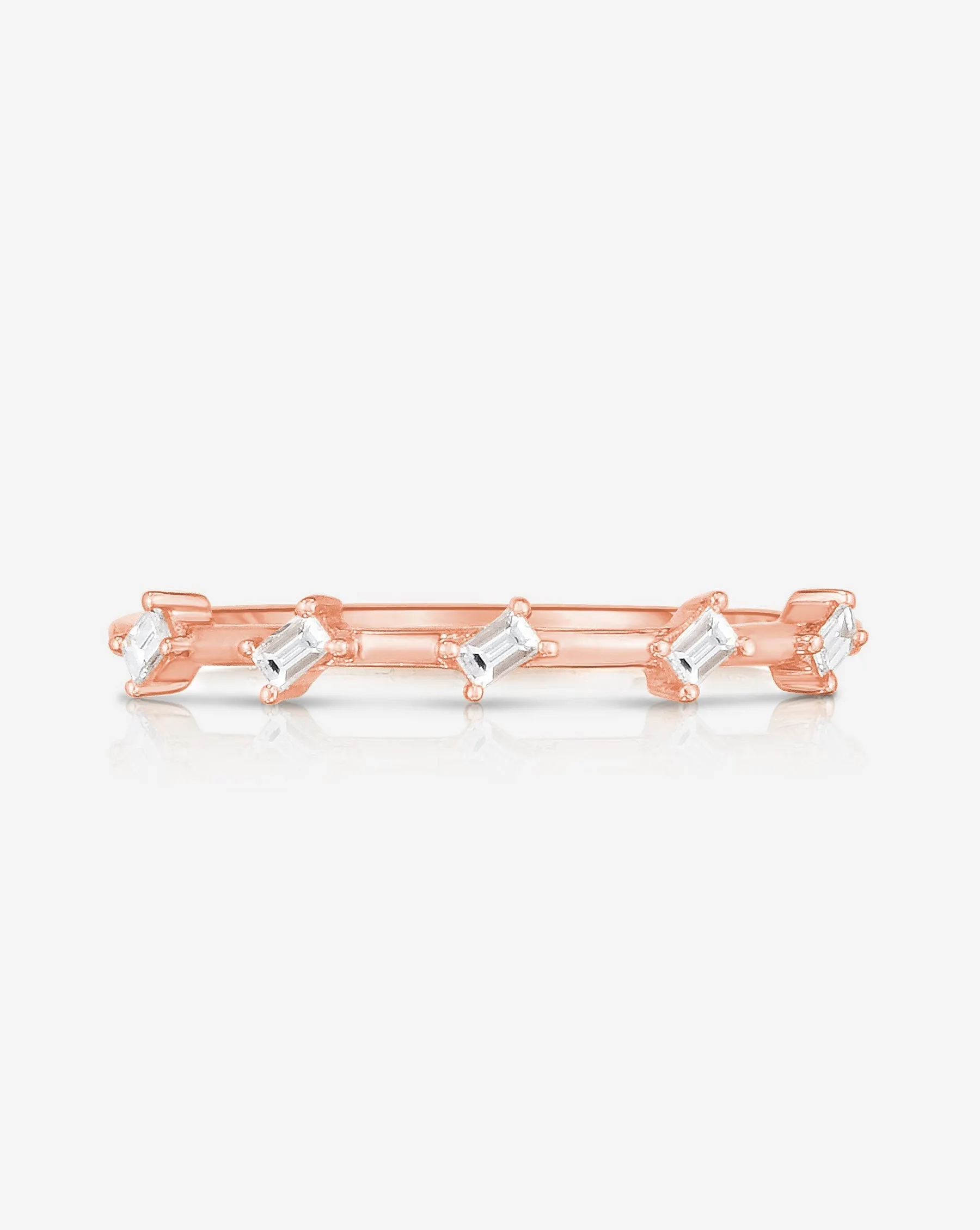 Baguette Distance Ring