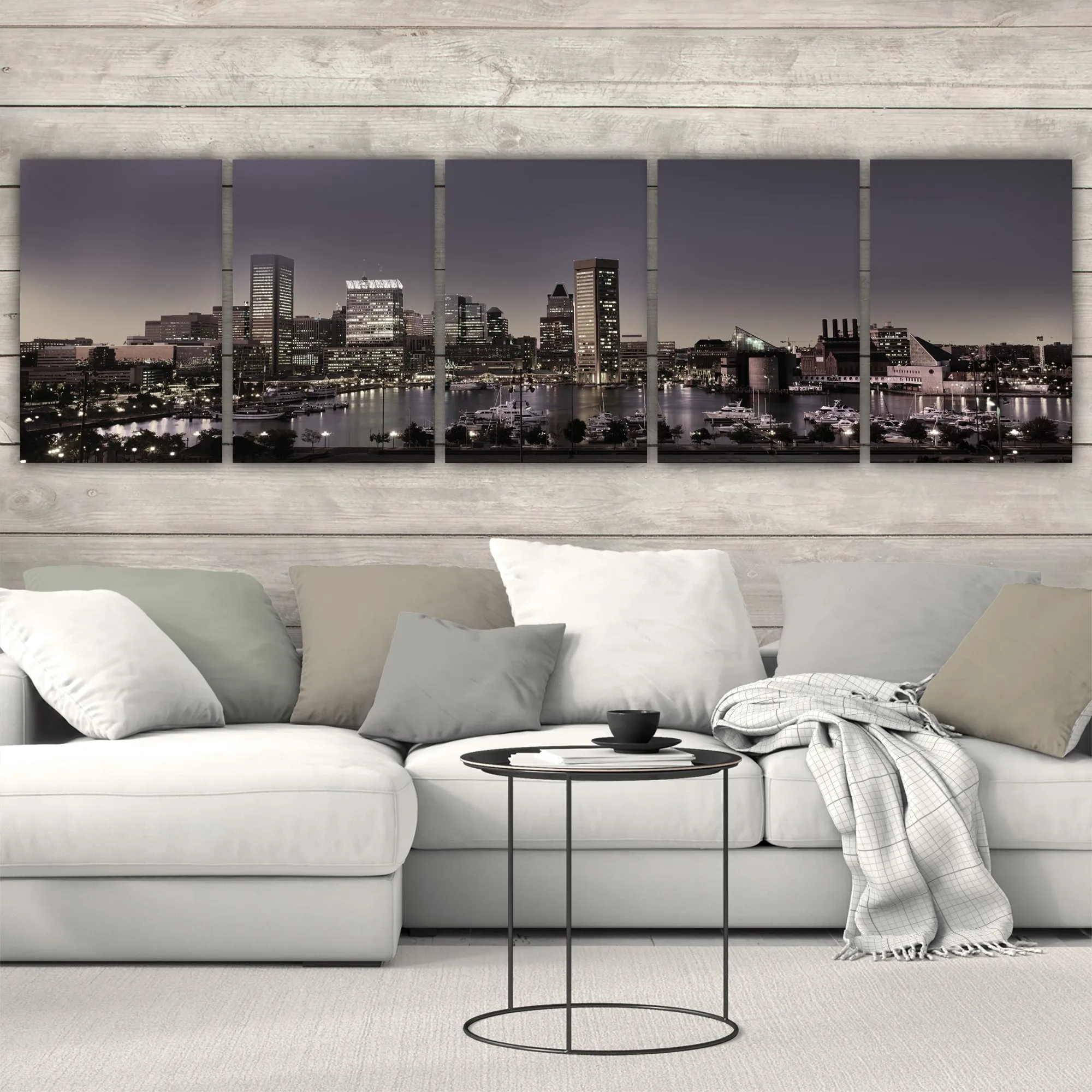 Baltimore Skyline on Canvas