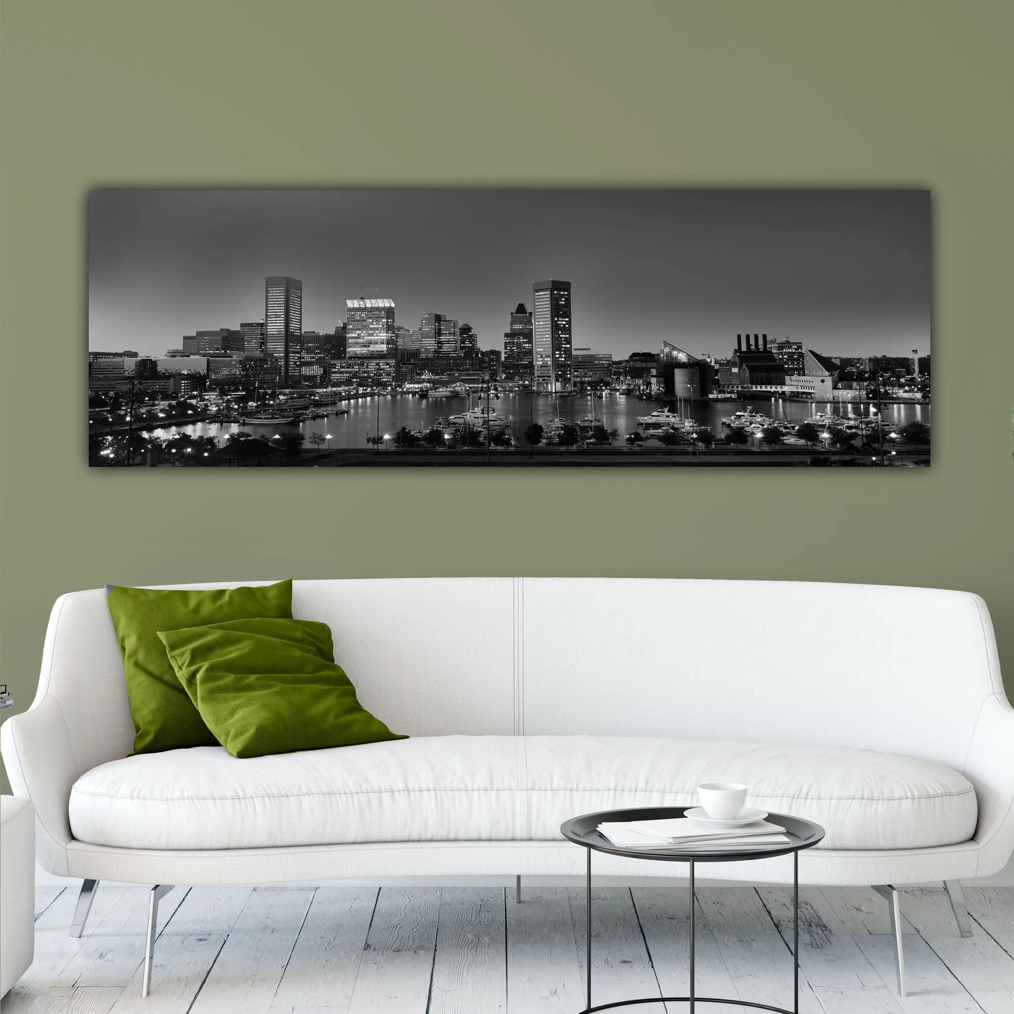 Baltimore Skyline on Canvas