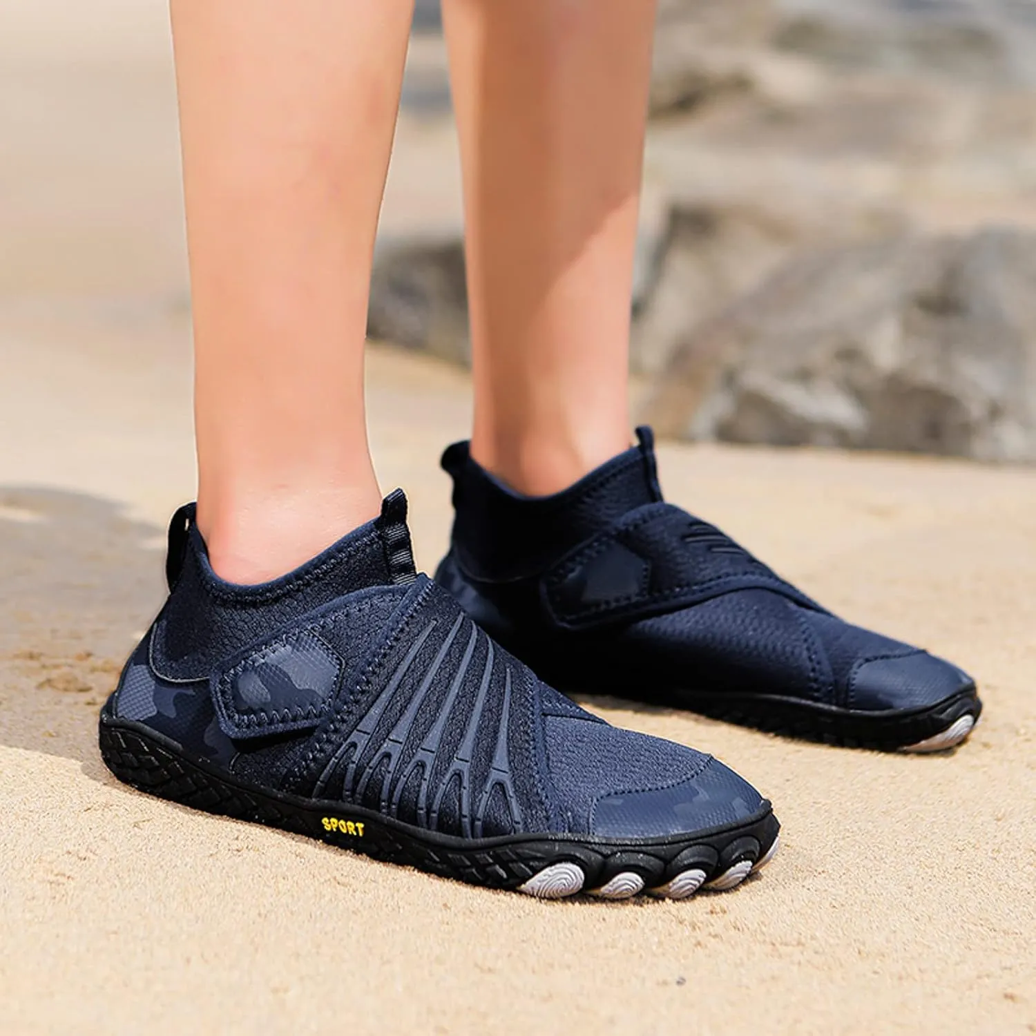 Barefoot Aqua Shoes Quick Dry Water Shoes for Women Men Beach Swim Pool Surf Yoga Hiking Kayaking Lightweight Breathable Non Slip