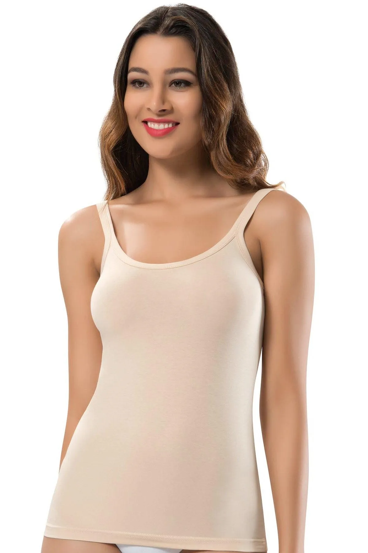 BASIC MID SLIM STRAP SANDO TOP ED2166
