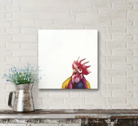 Be A Bright Chicken Canvas Wall Art