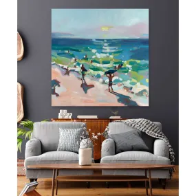 Beach Reflections Canvas Wall Art