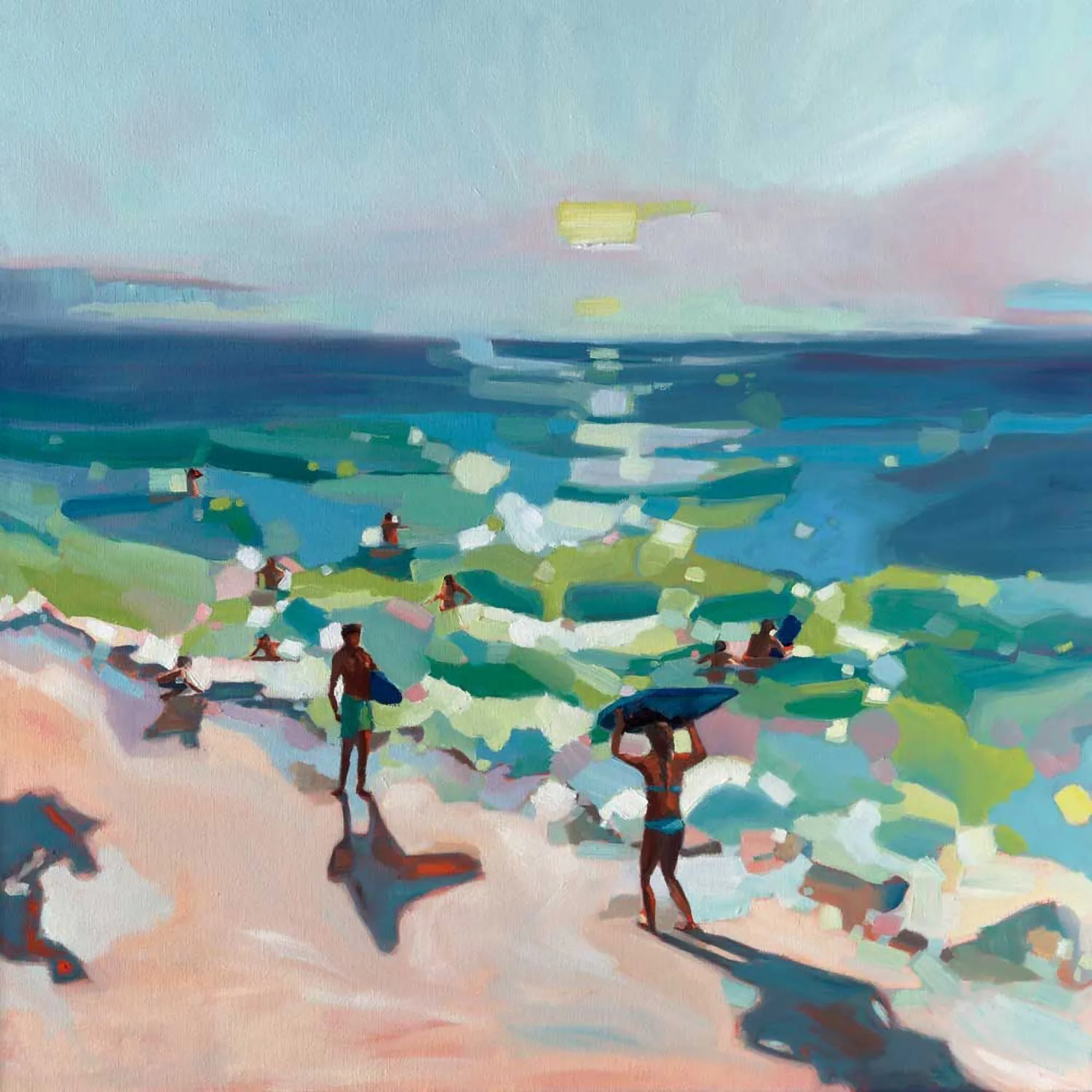 Beach Reflections Canvas Wall Art