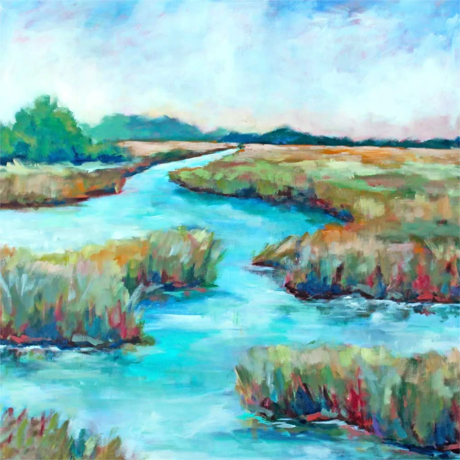 Beaufort Marshes Canvas Wall Art